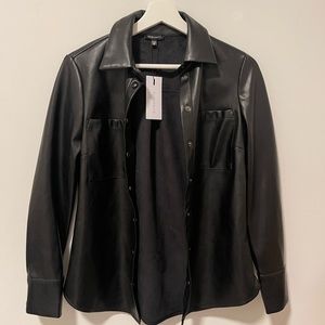 New! Never worn faux leather jacket from Dynamite!                 Size:xxs